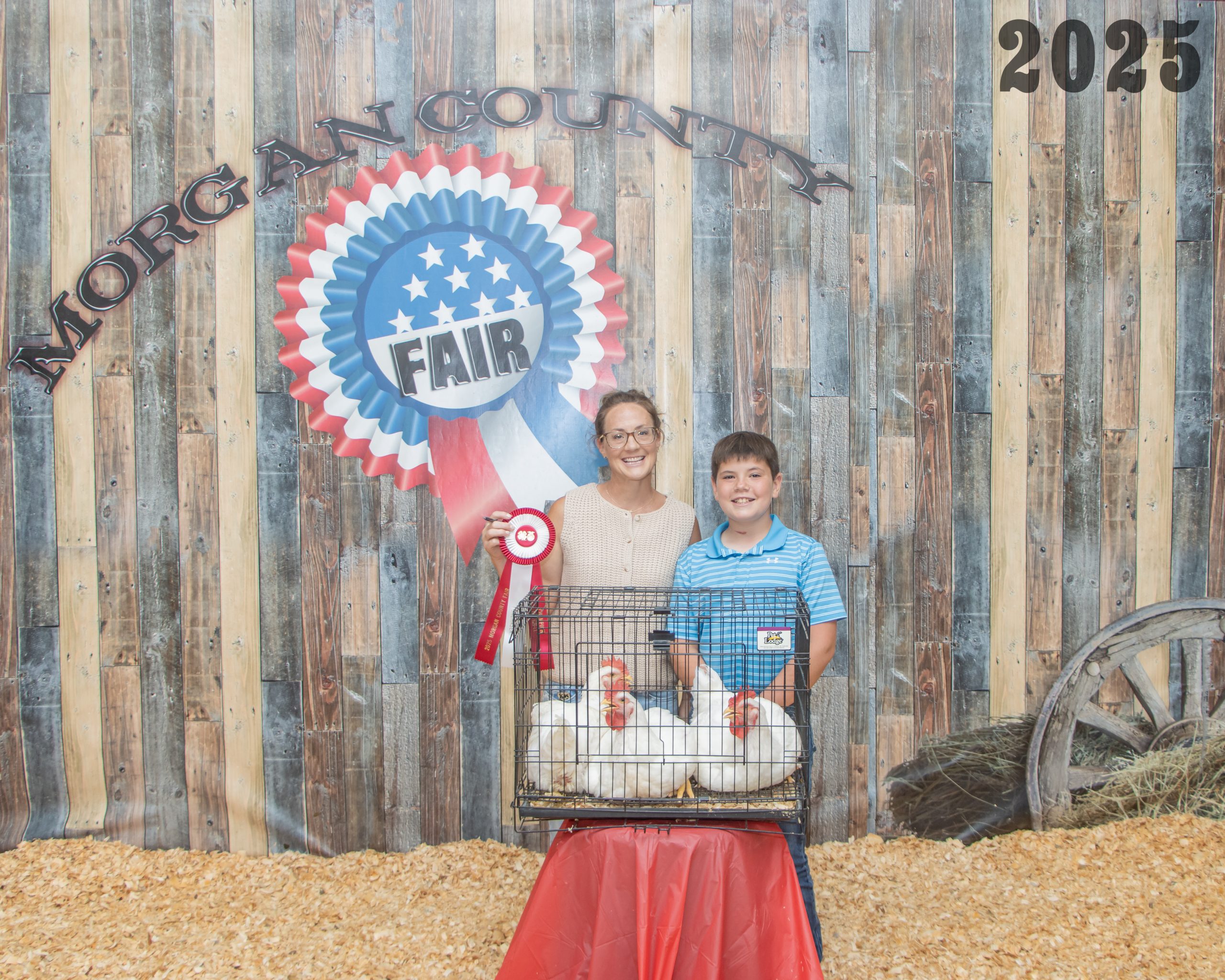 Champion Catch-It Chickens - Edward Arndt with buyer
