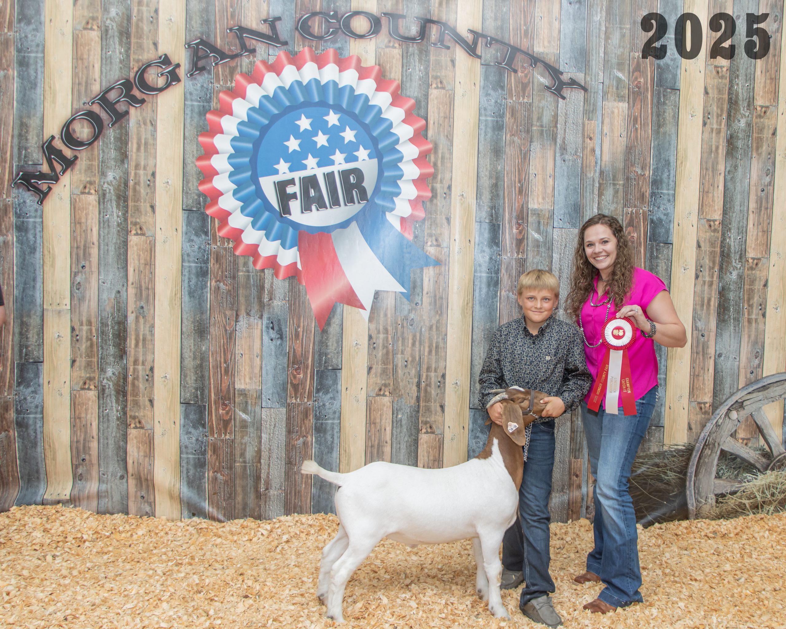 Champion Catch-It Goat - Kash Meyer with buyer