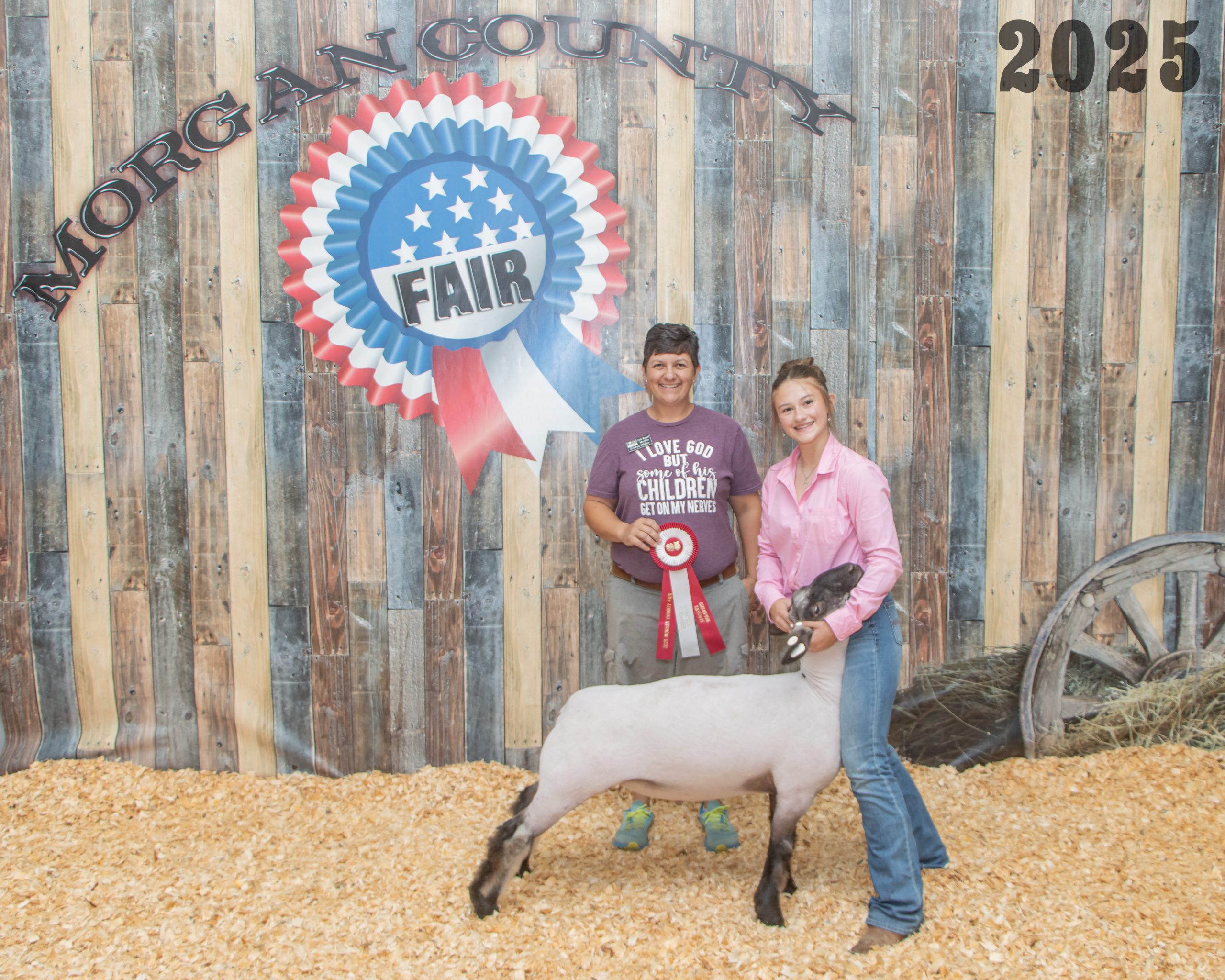 Champion Catch-It Lamb - Fallyn Gregersen with buyer